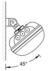 LINDA Befestigungsbügel 45° für T5/T8