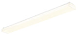 ZERO LED 1x14W, 840, 2014lm, mikroprism, IP40, weiß L-620mm