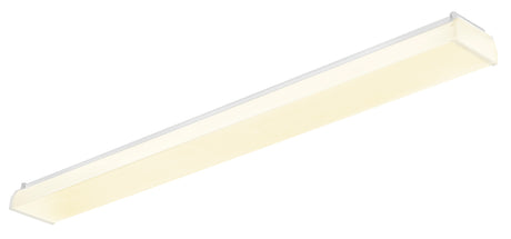 ZERO LED 1x28W, 4000K, 4029lm, Ra>80, IP40, mikroprism, weiß