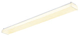 ZERO LED 1x28W, 3000K, 3828lm, Ra>80, IP40, mikroprism, weiß