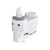 3-Phasen Adapter mit Zugentlastung weiß Kunststoff