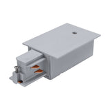 3-Phasen Einspeisung Einbau silber, Kunststoff, links