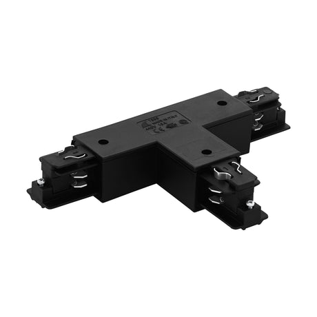 3-Phasen T-Verbinder schwarz Aufbau, Kunststoff, links