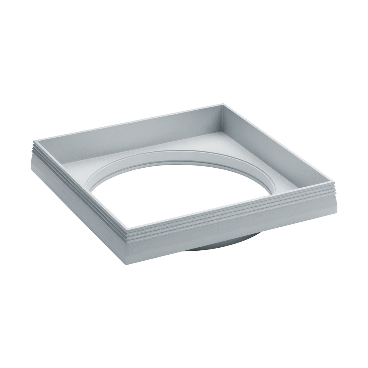 Ferronego Einputzrahmen "111" eckig / 1-fach silber