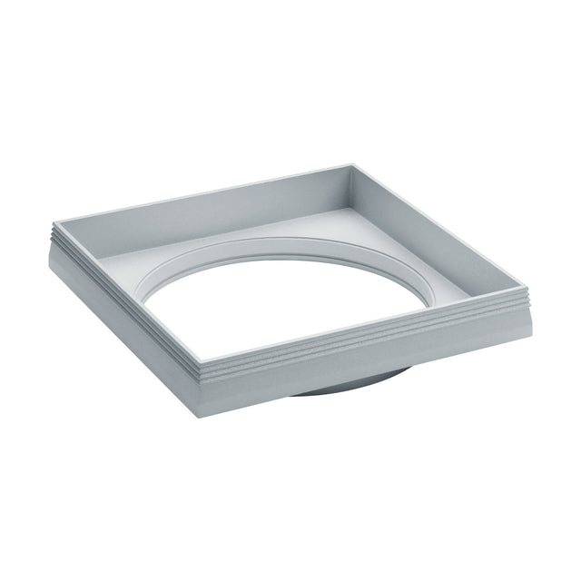 Ferronego Einputzrahmen "111" eckig / 1-fach silber