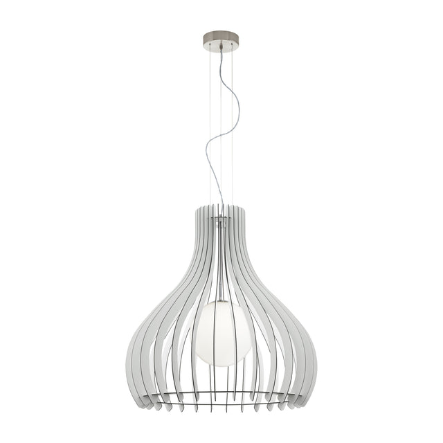 Hängeleuchte "Tindori" Ø1500 60W E27 weiß IP20