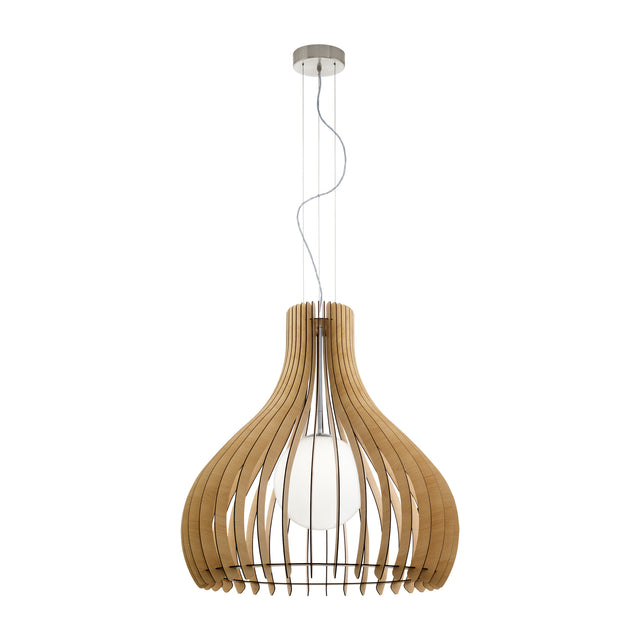 Hängeleuchte "Tindori" Ø1500 60W E27 ahorn IP20