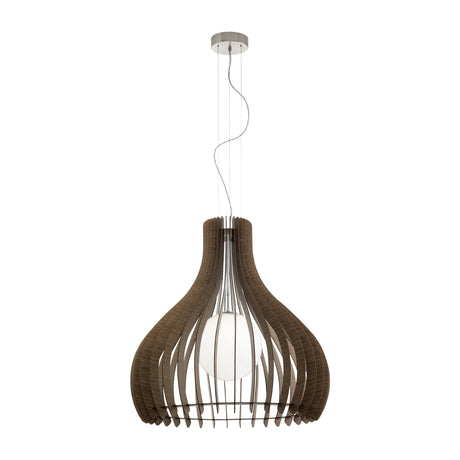 Hängeleuchte "Tindori" Ø1500 60W E27 dunkelbraun IP20