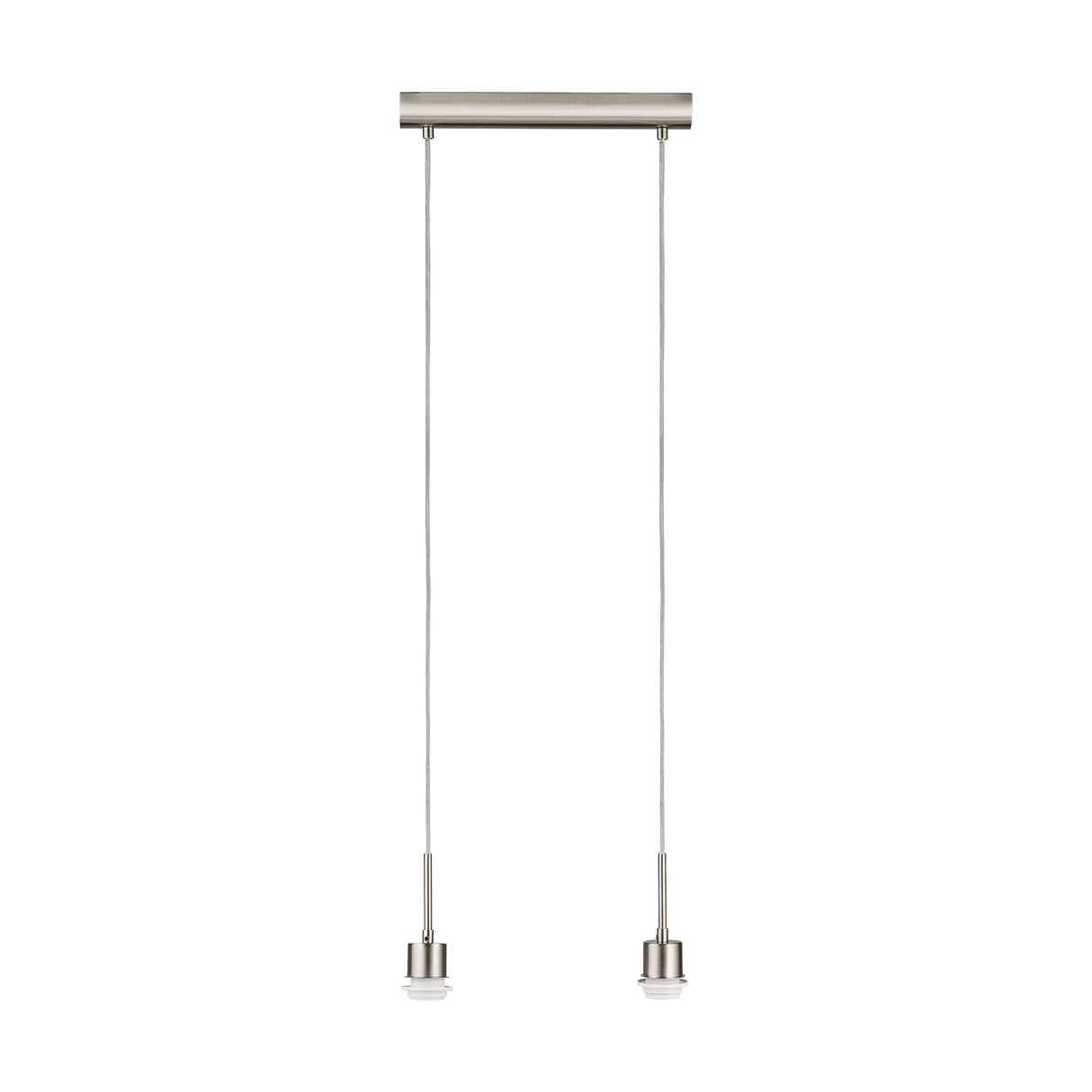 Hängeleuchte "Pasteri Pro" 2 x 60W nickelmatt