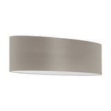Schirm zu Hängeleuchte "Pasteri Pro" 2x 60W taupe