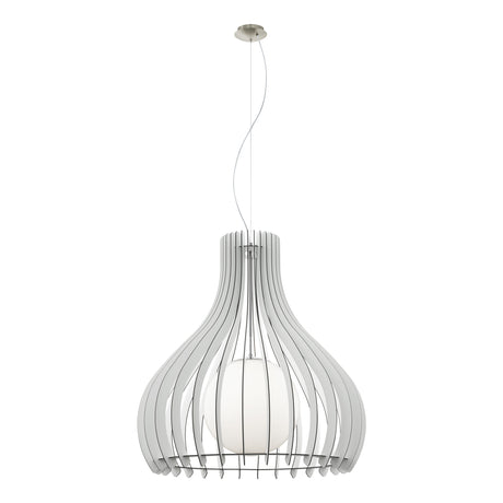 Hängeleuchte "Tindori" Ø1000 60W E27 weiß IP20