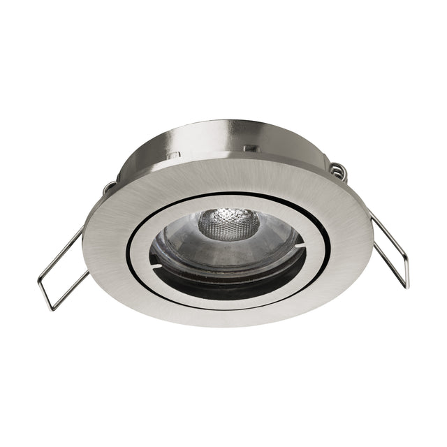 Tedo Pro 50W GU10 rund nickelmatt IP20