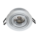 Terni Pro 50W GU10 rund aluminium gebürstet IP20