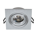 Terni Pro ecking / schwenkbar 50W aluminium gebürstet IP20