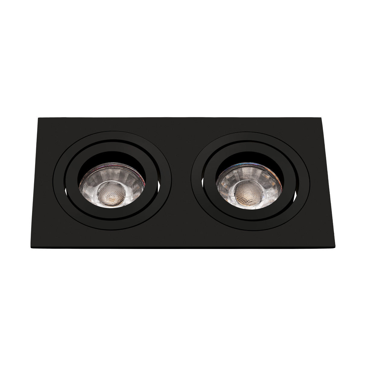 Terni Pro eckig / 2-fach / schwenkbar 50W schwarz IP20