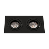 Terni Pro eckig / 2-fach / schwenkbar 50W schwarz IP20