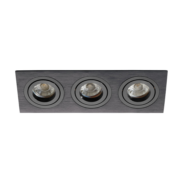 Terni Pro eckig / 3-fach / schwenkbar 50W schwarz IP20