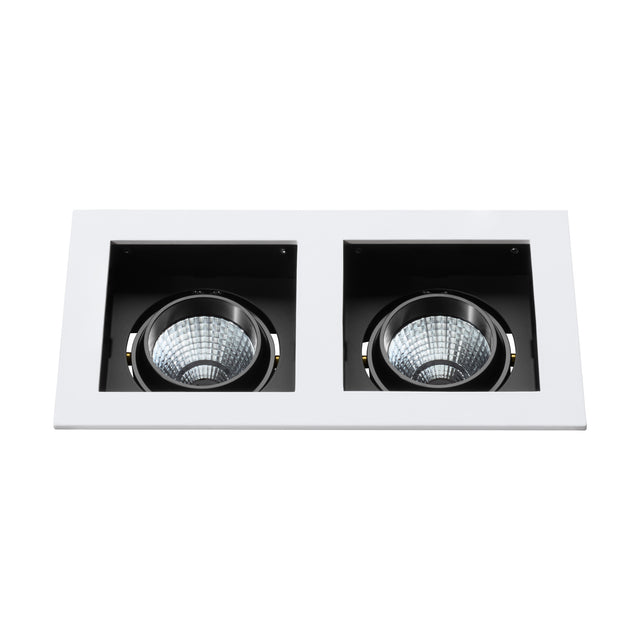 Biscari 2 schwenkbar IP20 2 x 7W 2700K weiß IP20