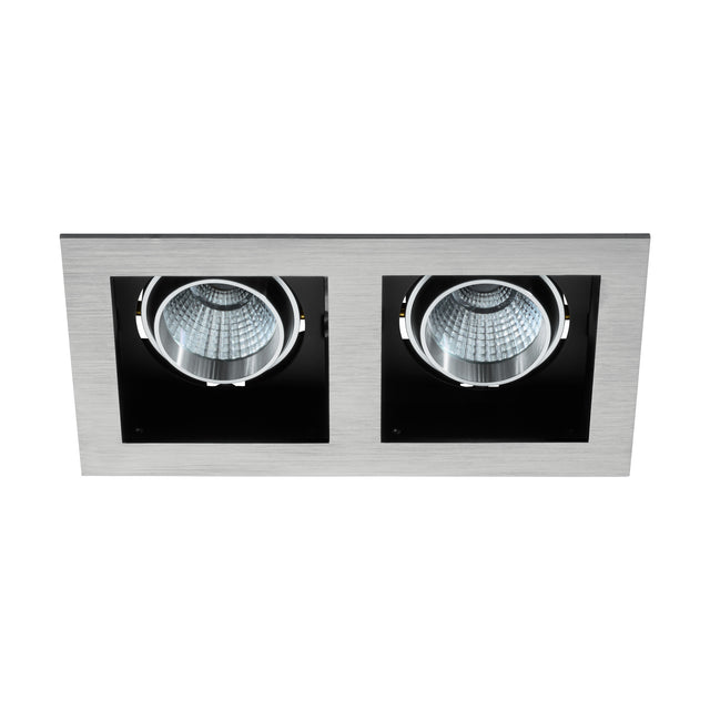 Biscari 2 schwenkbar 2 x 7W 4000K alu gebürstet IP20