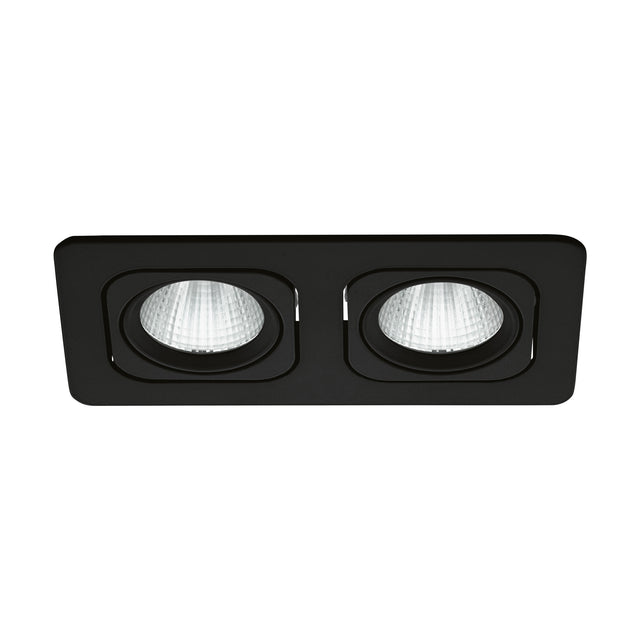 Vascello P2" schwenkbar 2 x 7W 3000K schwarz IP20