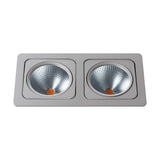 Vascello G2" schwenkbar 2 x 19W 2700K silber IP20