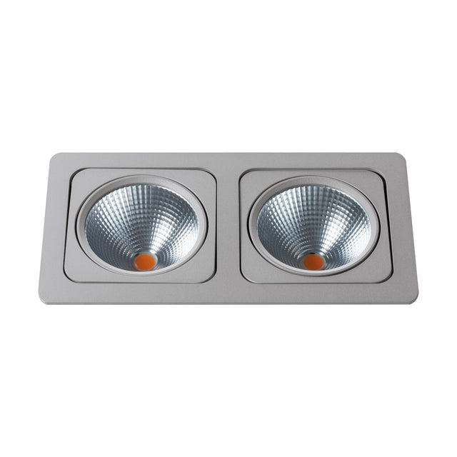 Vascello G2" schwenkbar 2 x 19W 3000K silber IP20