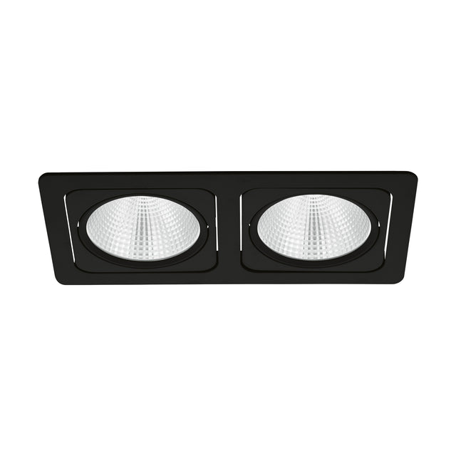 Vascello G2" schwenkbar 2 x 19W 4000K schwarz IP20