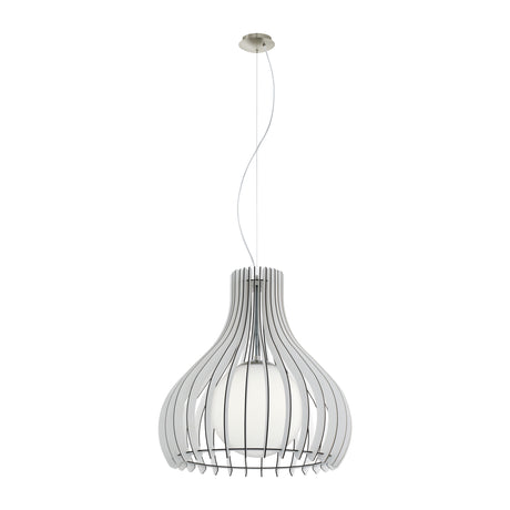 Hängeleuchte "Tindori" Ø500 60W E27 weiß IP20