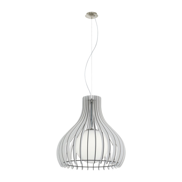 Hängeleuchte "Tindori" Ø500 60W E27 weiß IP20