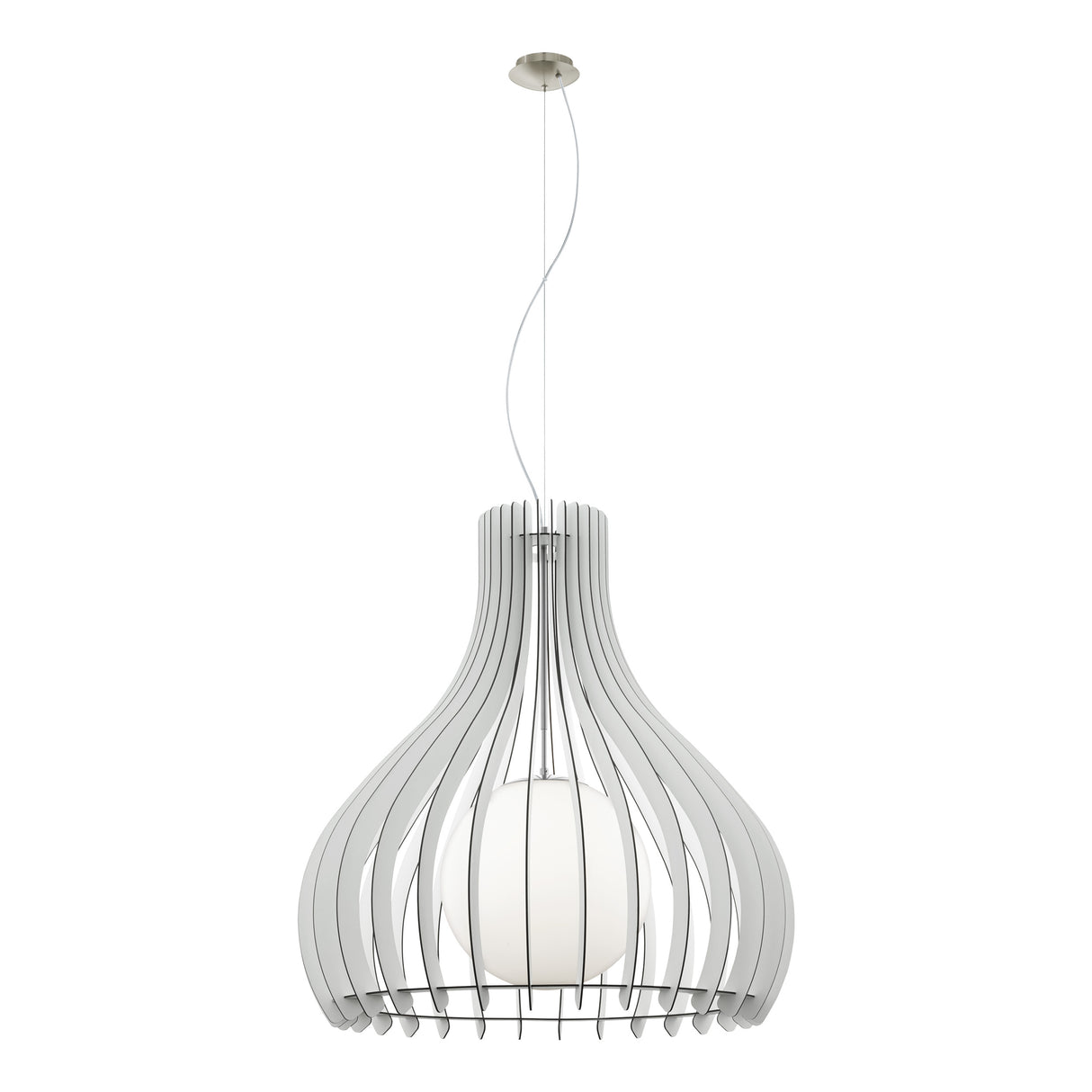 Hängeleuchte "Tindori" Ø800 60W E27 weiß IP20