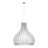 Hängeleuchte "Tindori" Ø800 60W E27 weiß IP20