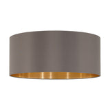 Schirm zu Hängeleuchte "Pasteri Pro" cappuccino/gold