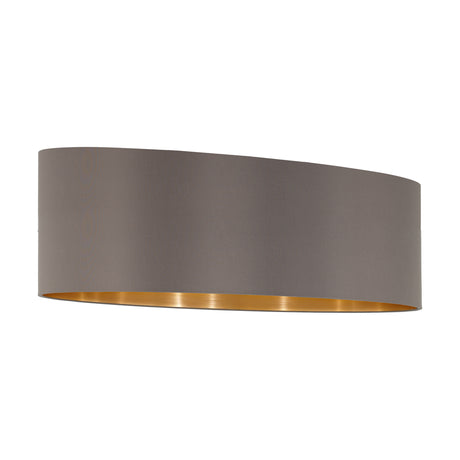 Schirm für Hängeleuchte "Pasteri Pro" 2x60W cappuccino/gold