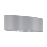 Schirm für Hängeleuchte "Pasteri Pro" 2x60W grau/silber