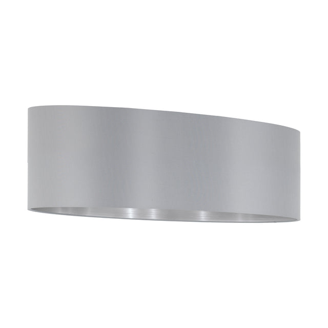 Schirm für Hängeleuchte "Pasteri Pro" 2x60W grau/silber