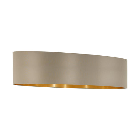 Schirm für Hängeleuchte "Pasteri Pro" 2x60W taupe/gold