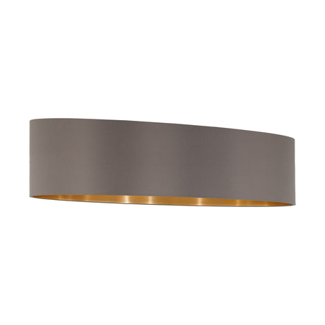 Schirm für Hängeleuchte "Pasteri Pro" 2x60W cappuccino/gold