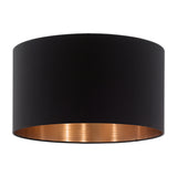 Schirm zu Wandleuchte Pasteri Pro D: 230 mm schwarz/kupfer