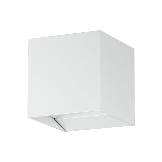 Wandleuchte dir./indirekt, 2 x 3,3W 3000K weiß IP54