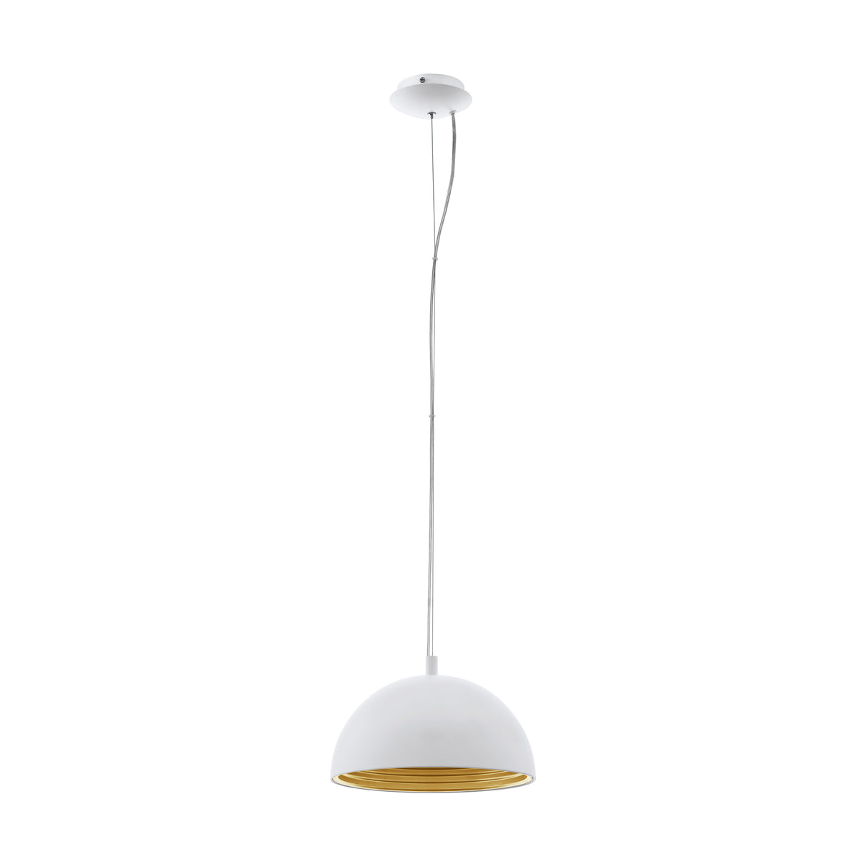Panderas Pendelleuchte Ø300 60W weiß/gold IP20