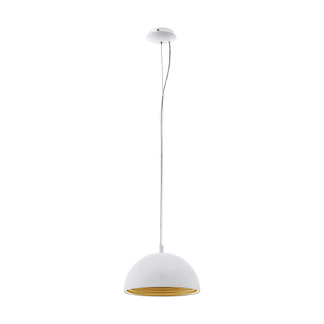 Panderas Pendelleuchte Ø300 60W weiß/gold IP20