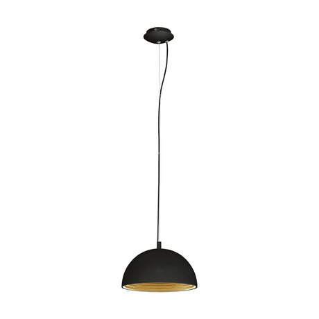Panderas Pendelleuchte Ø300 60W schwarz/gold IP20