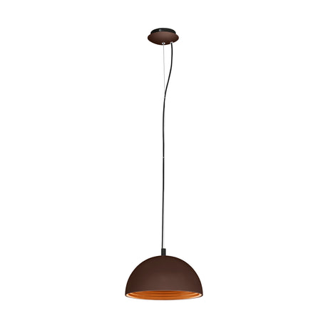 Panderas Pendelleuchte Ø300 60W schokobr./kupfer IP20