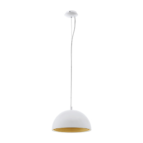 Panderas Pendelleuchte Ø350 60W weiß/gold IP20