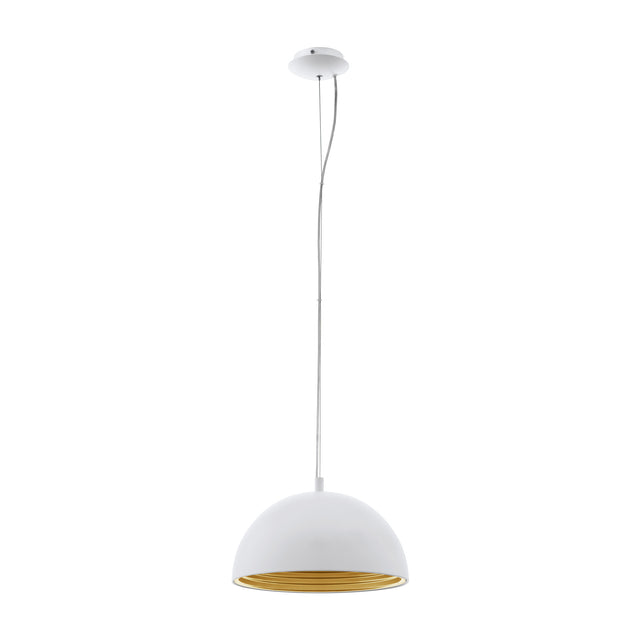 Panderas Pendelleuchte Ø350 60W weiß/gold IP20