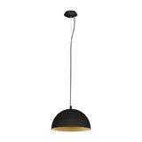 Panderas Pendelleuchte Ø350 60W schwarz/gold IP20