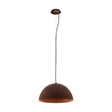 Panderas Pendelleuchte Ø350 60W schokobr./kupfer IP20
