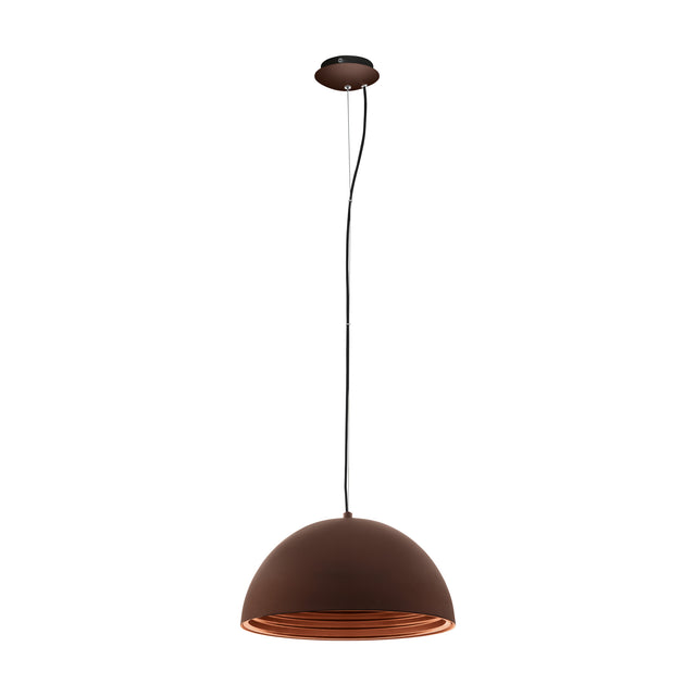 Panderas Pendelleuchte Ø350 60W schokobr./kupfer IP20