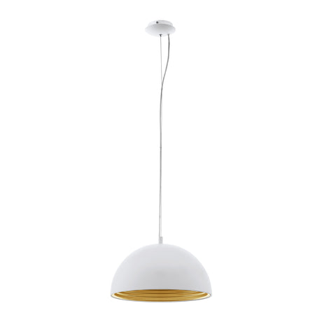 Panderas Pendelleuchte Ø400 60W weiß/gold IP20