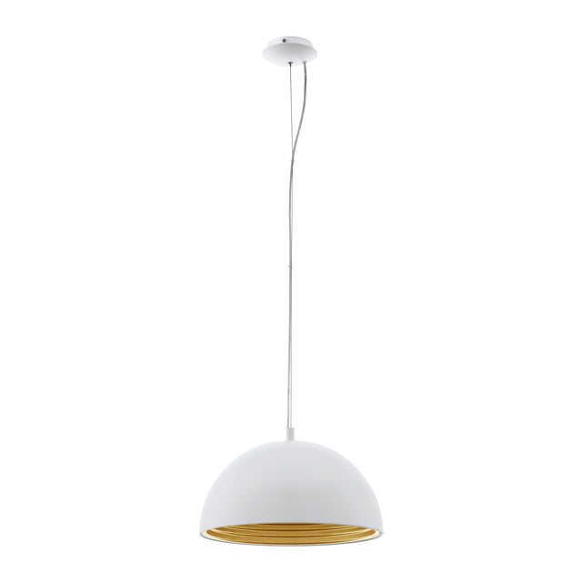Panderas Pendelleuchte Ø400 60W weiß/gold IP20